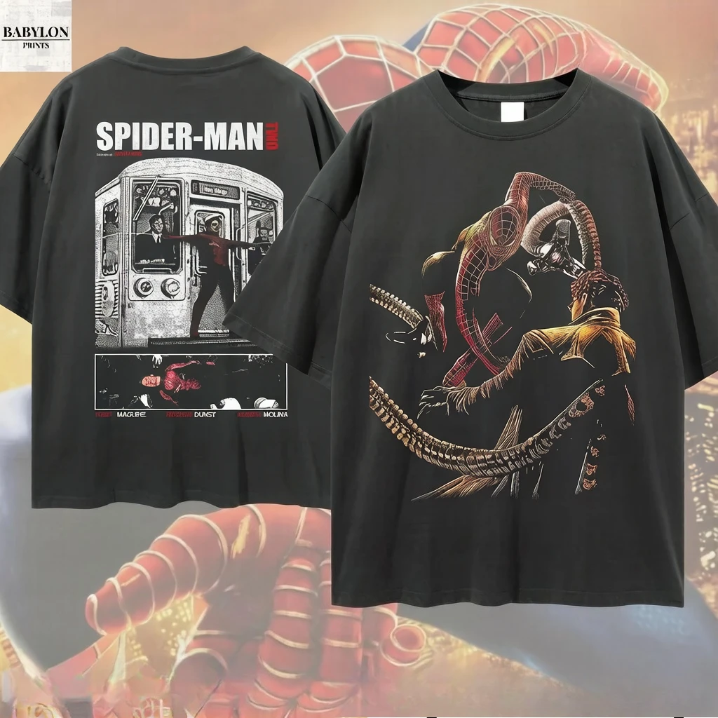 

Винтажная футболка с изображением Тоби Магуайра в образе Человека-паука, футболка для фанатов MCU, подарок для поклонников Marvel Spider-Man, для отдыха в Диснейленде.