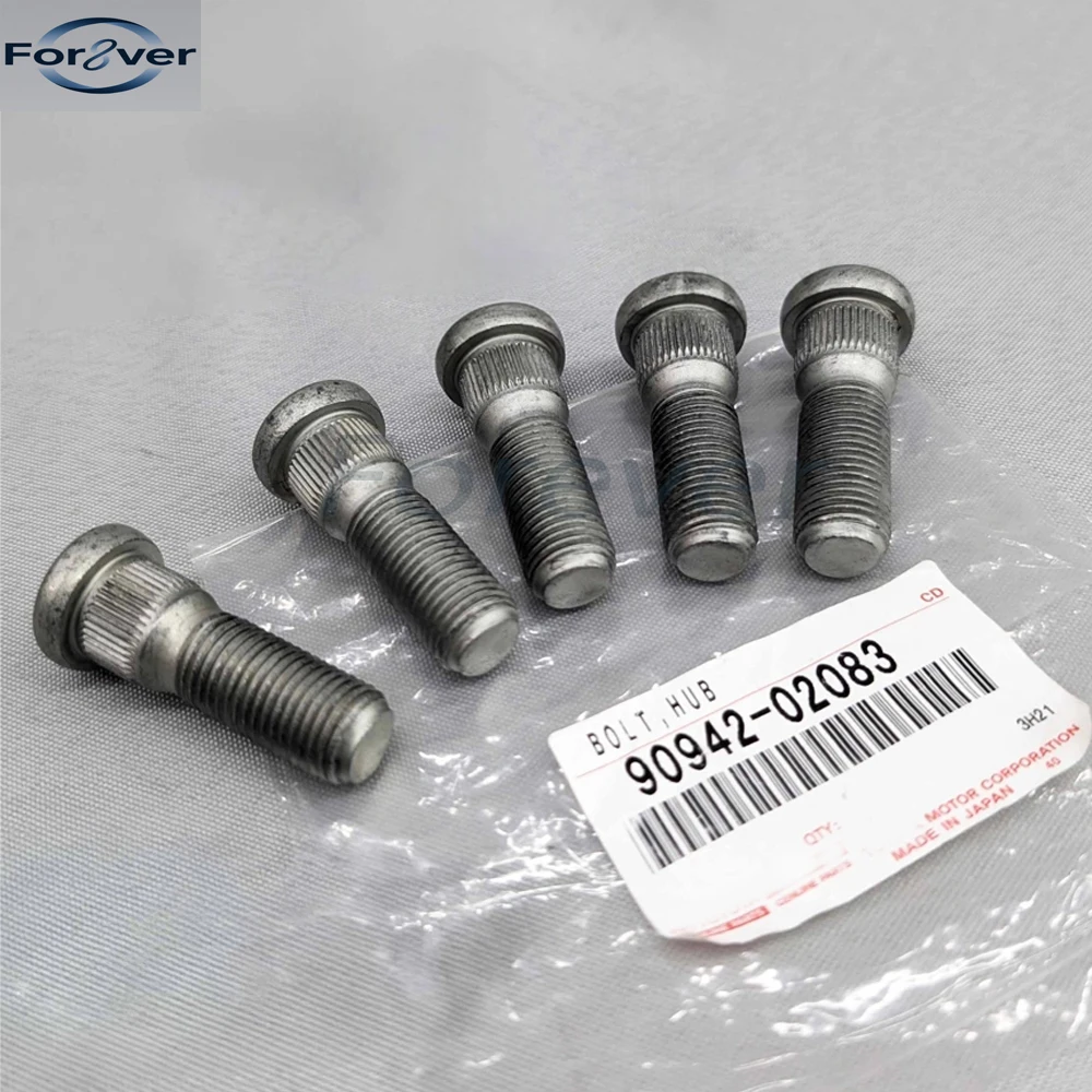 

5 Pieces New OEM Toyot-a Tundra / Sequioa Hub Bolt Wheel Lug Stud 90942-02083