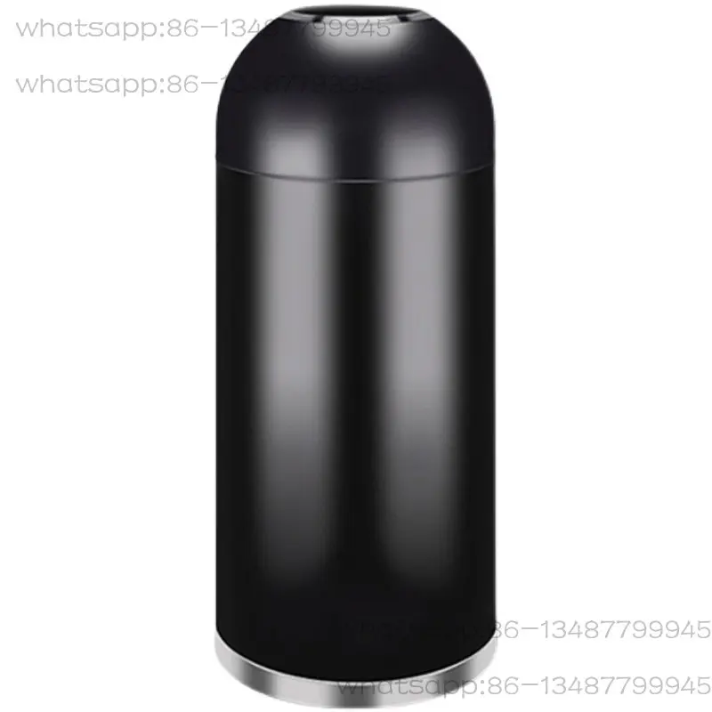 

Мусорное ведро King Size для коммерческого использования, вертикальное, из нержавеющей стали, для лобби отеля, кафе, ресторана, круглое, большой емкости