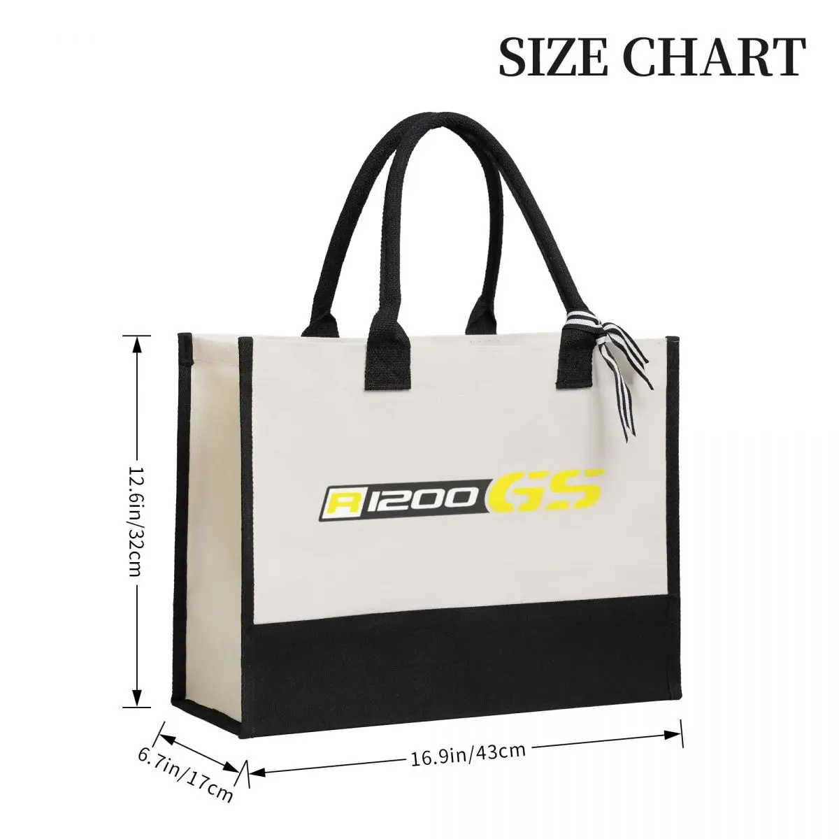 Yellow R1200 GS borsa di tela per moto borsa per la spesa decorazione di nozze borsa da viaggio per matrimonio miglior regalo di nozze