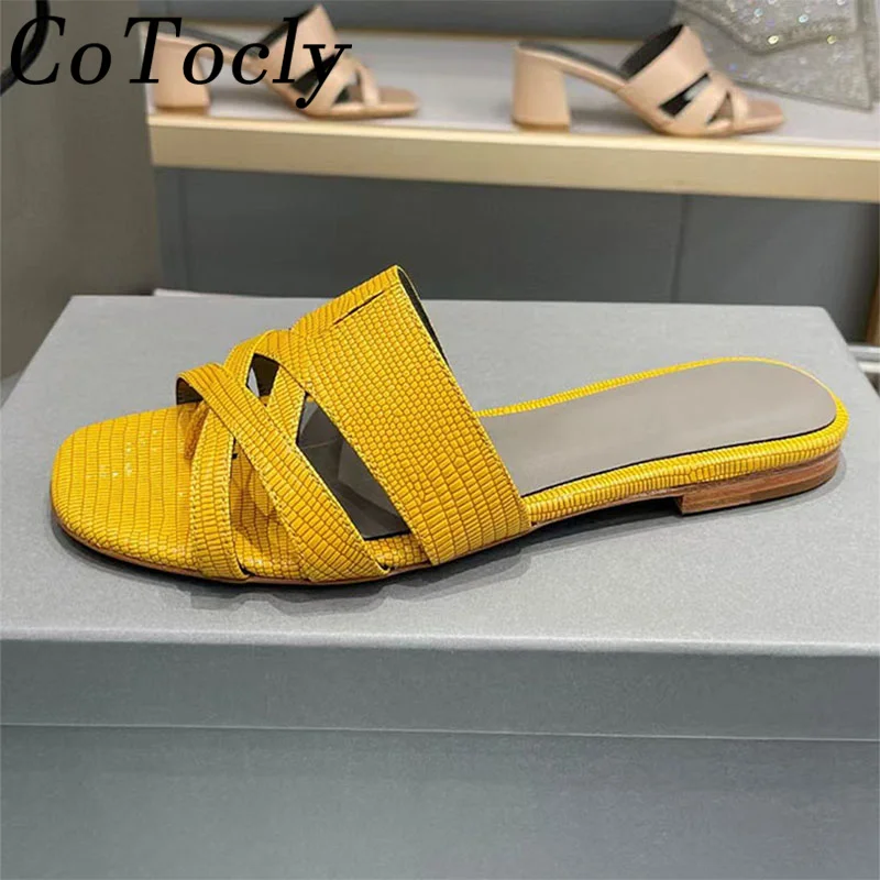 

Hot Sales Slippers Women Peep Toe Flat Shoes Summer Casual Comfort Slides Woman Street Style Slippers Woman