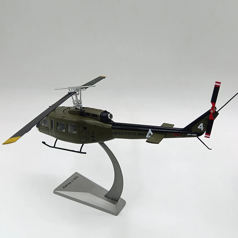 1/48 Scale AF1 US Army UH-1H Huey General Service Helicopter 17501 Alloy Die Cast Militarized Combat Aircraft Model Toy Gifts