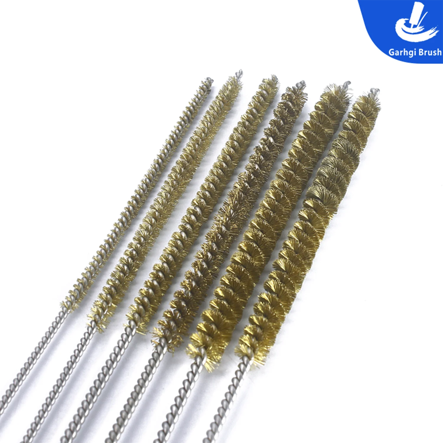 Szczotka druciana ze stali nierdzewnej o długości 500 mm, spiralna, skręcana, do rur, butelek, wąskich otworów, do głębokiego czyszczenia metalu i usuwania rdzy, narzędzia ręczne.