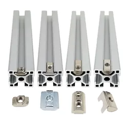 5pc T Shape Block Sliding Nut Hammer Spring Ball for 20 30 40 45 Series Aluminum Profile Extrusion Slot Track M3 M4 M5 M6 M8 M10