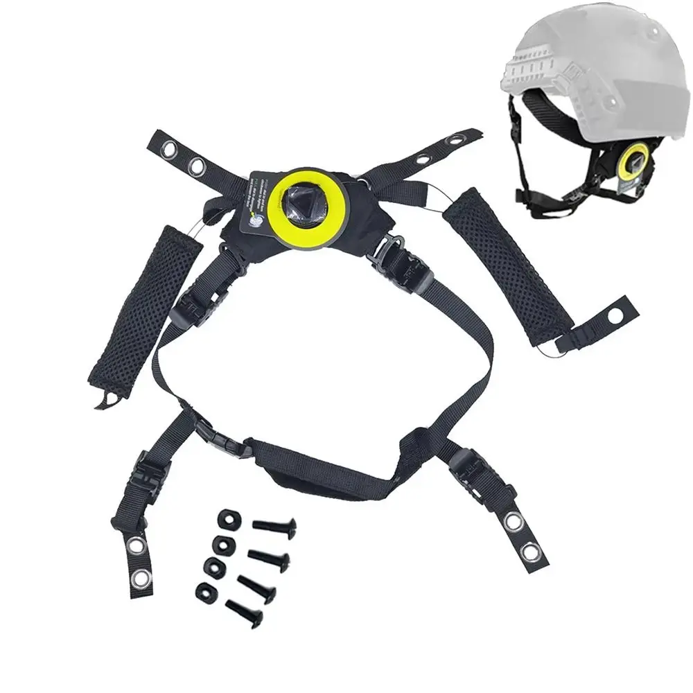 

Adjustable Buckle Helmet Chin Strap Hanging System Nylon with Screws Helmet Hanging Lanyard Easy Installation Helmet Accessories