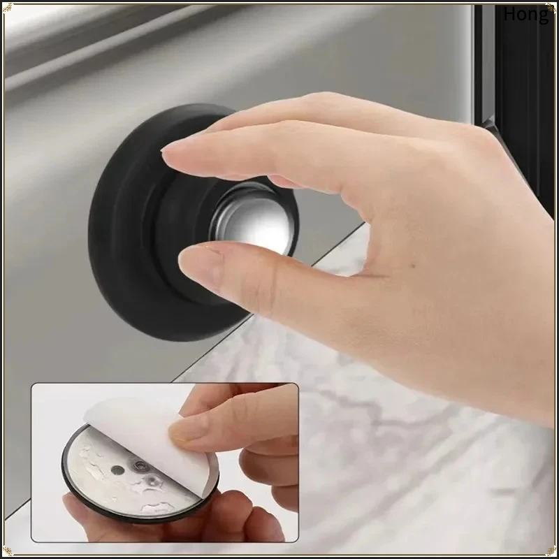 Strong Magnetic Door Absorber Plastic Material Multi Angle Adsorption Thick Base Room Anti Collision Silent Door Stop DoorTop