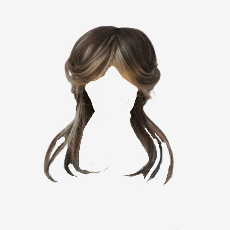 

Fashion 1/4 1/3 Fashion Curly Synthetic Mohiar BJD Wigs Suit For MSD SD Wholesale Size 7-8inch 8-9 Inch Hair Doll Accessories