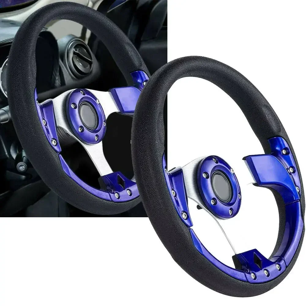 Universal 6 Bolt Car Steering Wheel 13 Inch 320mm Modification Racing Drifting Sport Game Steering Wheel With Horn Auto Parts