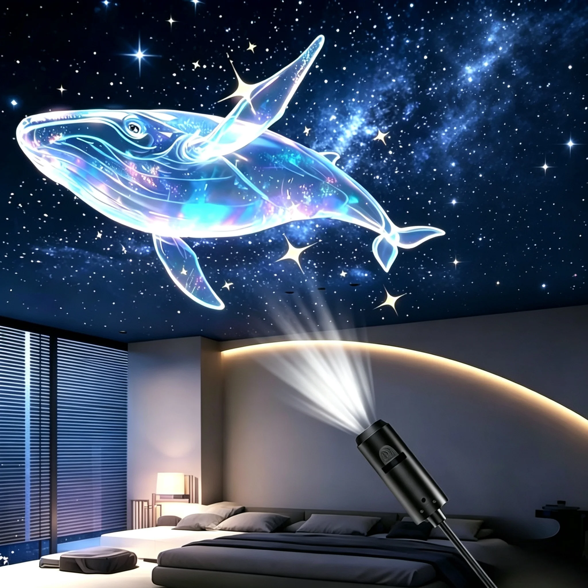 Night Light Projector USB - Night Light for Bedroom, 3 6 10 Patterns Ocean Series Mini, Starry Sky Kids Nursery Children Gift