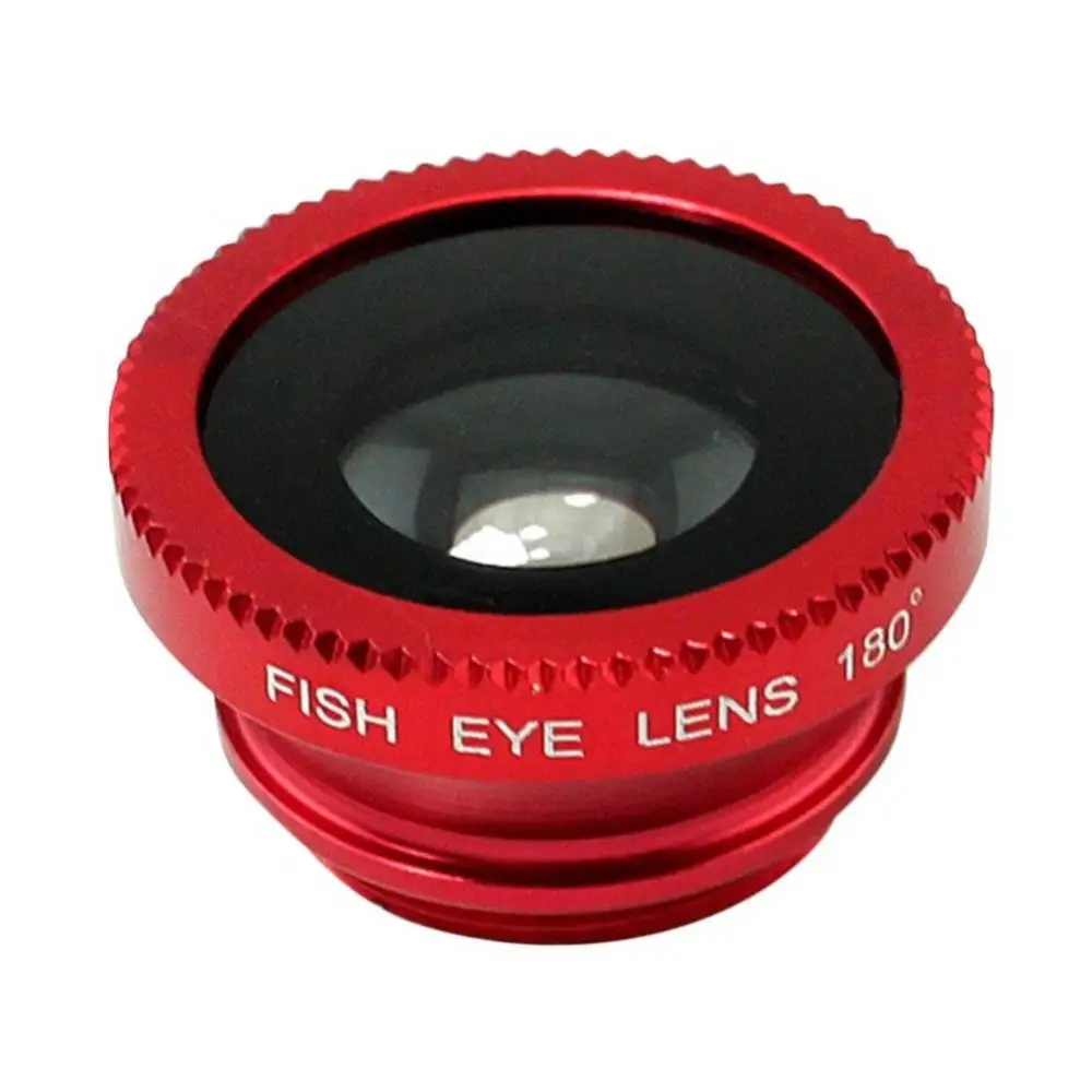 Mobile Phone Clip Lens Fish Eye Wide Angle Macro Camera Lens Kit Phone Accessories