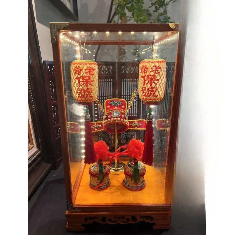 Traditional mini bamboo woven small lantern flower basket New Year's holiday gift ornament