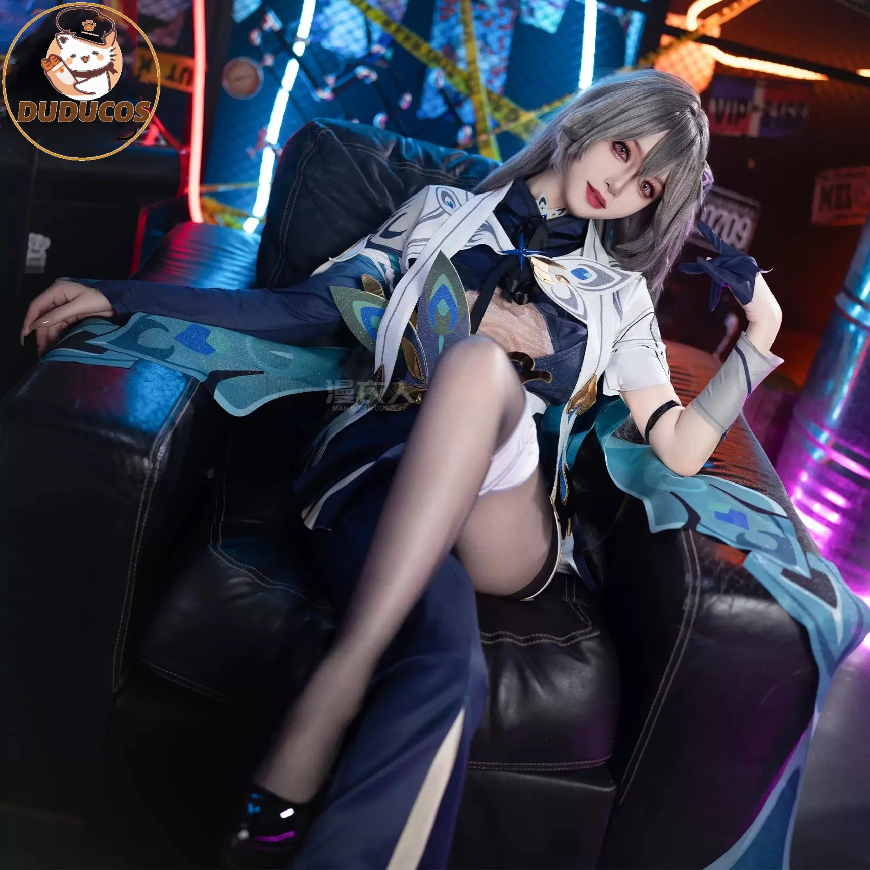 DUDU R Game Honkai Impact 3 Cosplay Vita Cosplay Costume Hair Wig Dress Full Set Vita Women Halloween Christmas Roleplay Suit