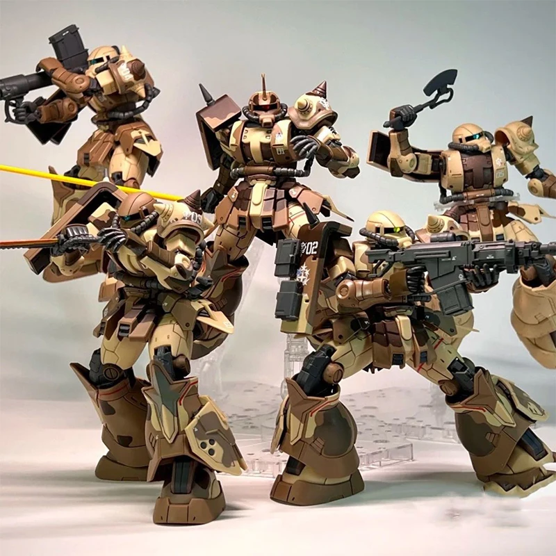 

Weimei Model The Five-man Team of South Cross Star Zaku Gathered Hg 1/144 Assembly Model Kit Gifts Toy Collection Action Figure