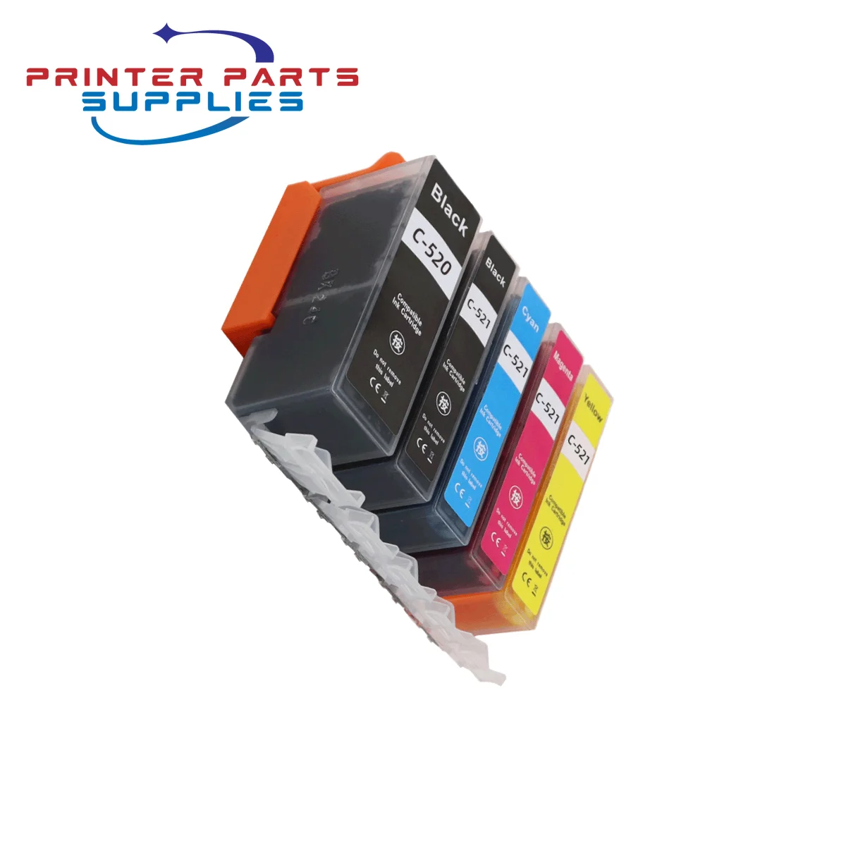 1Set PGI-520 CLI-521 Ink Cartridge for Canon PIXMA MP540 MP550 MP560 MP620 MP630 MP640 IP3600 IP4600 IP4700 Printer