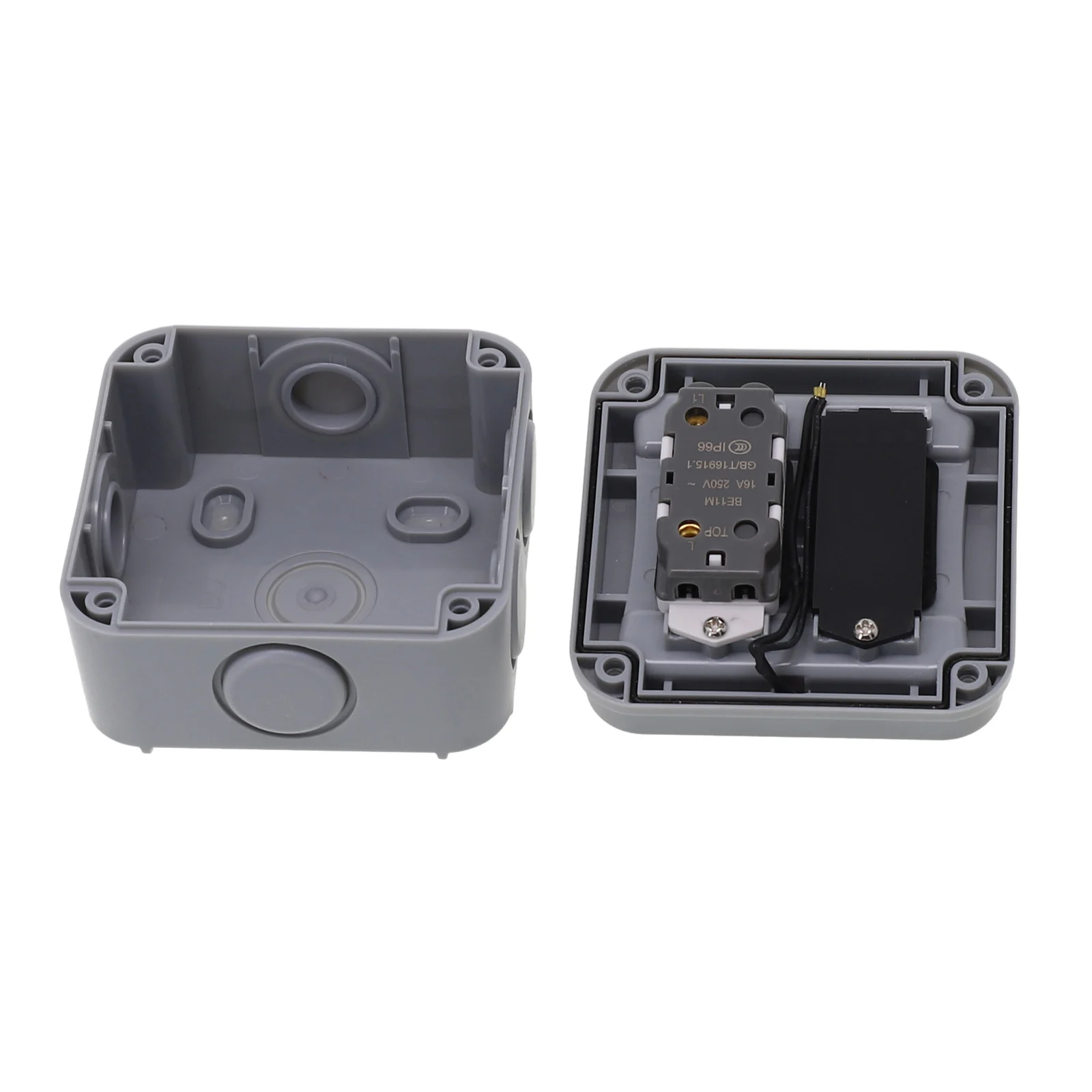 

Exquisite Workmanship IP66 Waterproof Outdoor Doorbell Switch Rugged Polycarbonate Housing Connectable Lights