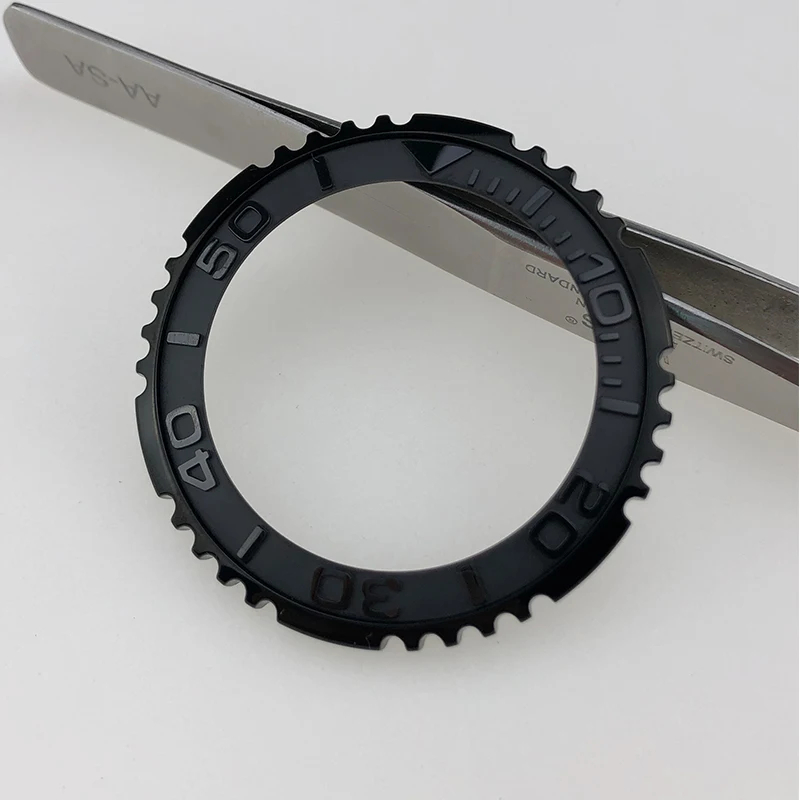 38 مللي متر المنحدر SKX007 جودة عالية ماتي النقش عدد إدراج الحافة السيراميك الأسود