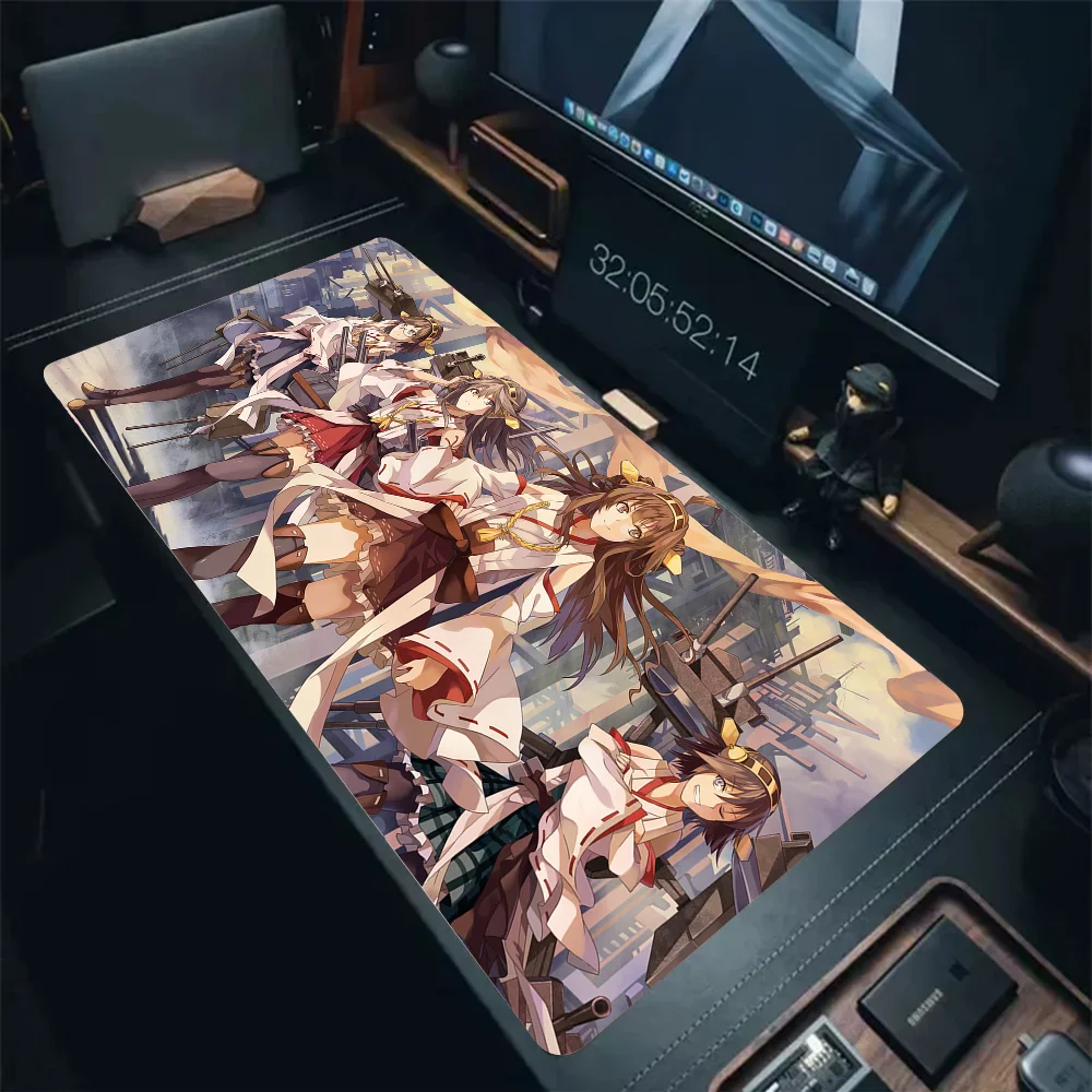 1pc Anime Game KanColle - Fleet Girls Collection Mouse Pad Mouse Mat Desk Mat With Pad Gaming Accessories Prime Gaming XXL