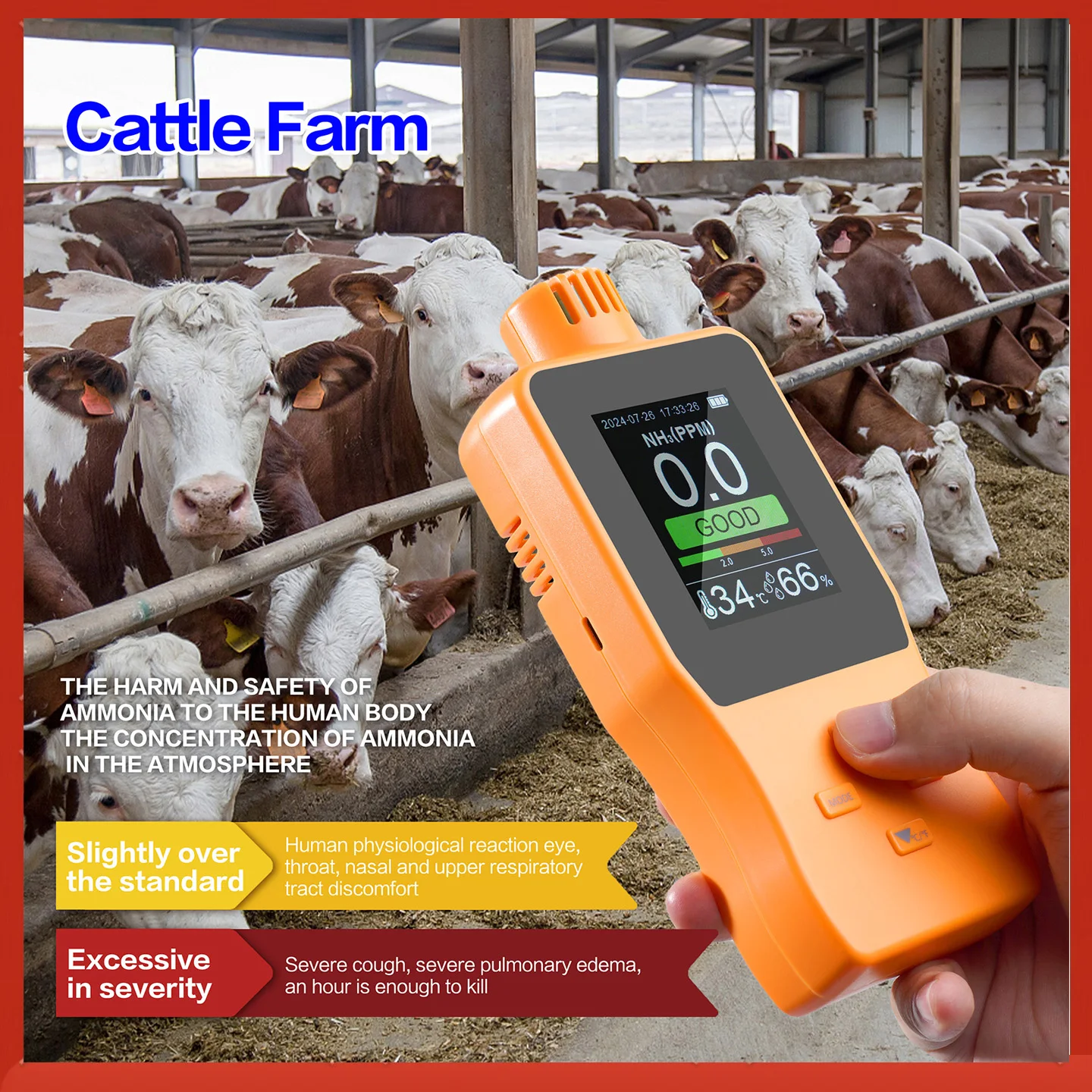 Handheld Ammonia Ga…