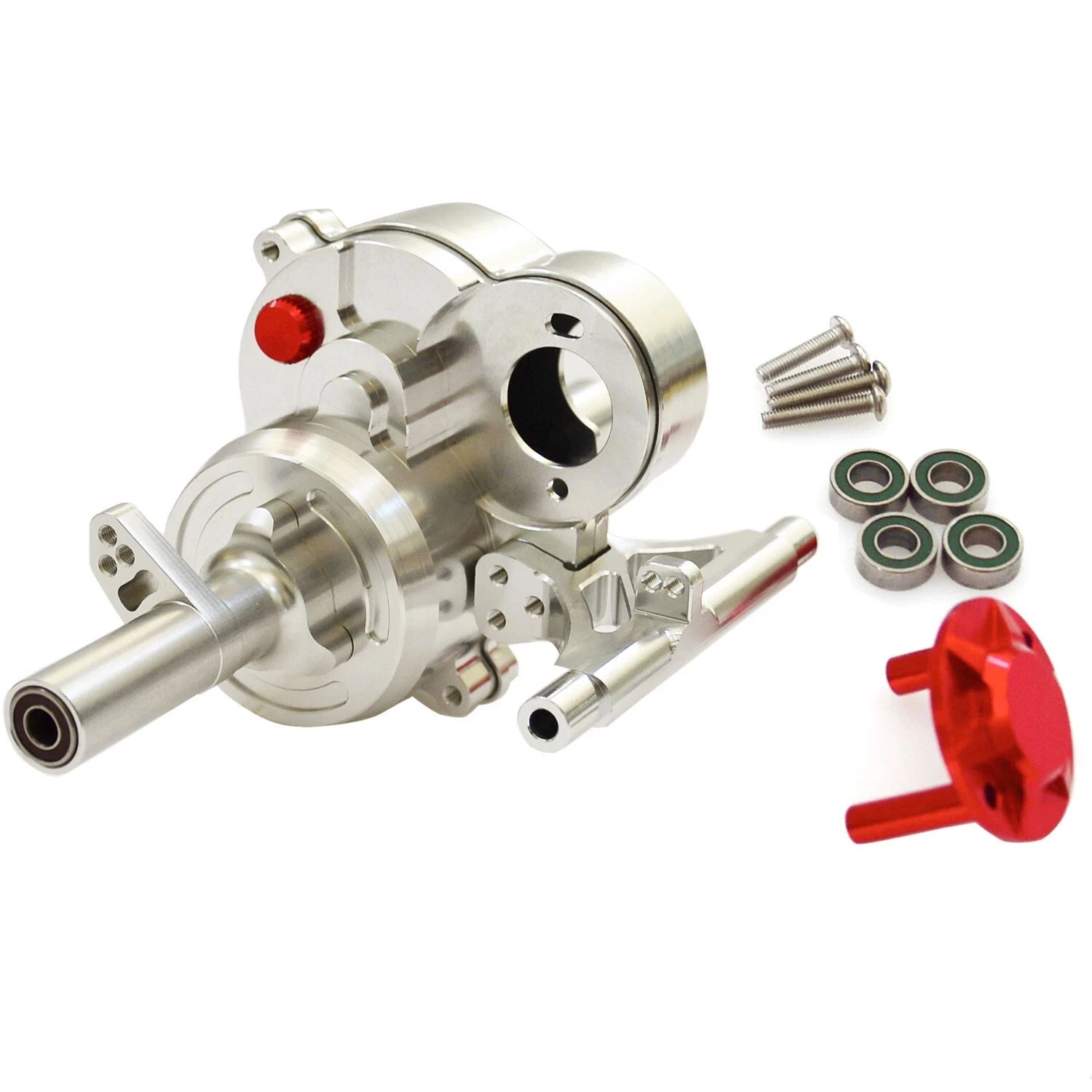 Aluminum Gearbox Housing B Parts Bag For Tamiya CW-01 Lunch Box Midnight Pumpkin Mitsubishi Montero Wheelie Hornet Grasshopper