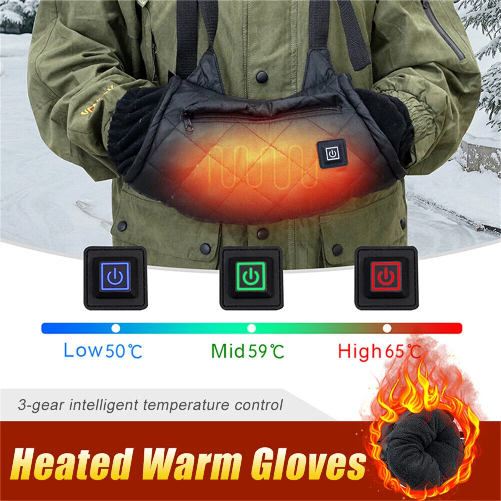 Electric Heated Hand Warmer Portable Waterproof Outdoor Fast Heating Hand Muff For Birthday Christmas Gifts