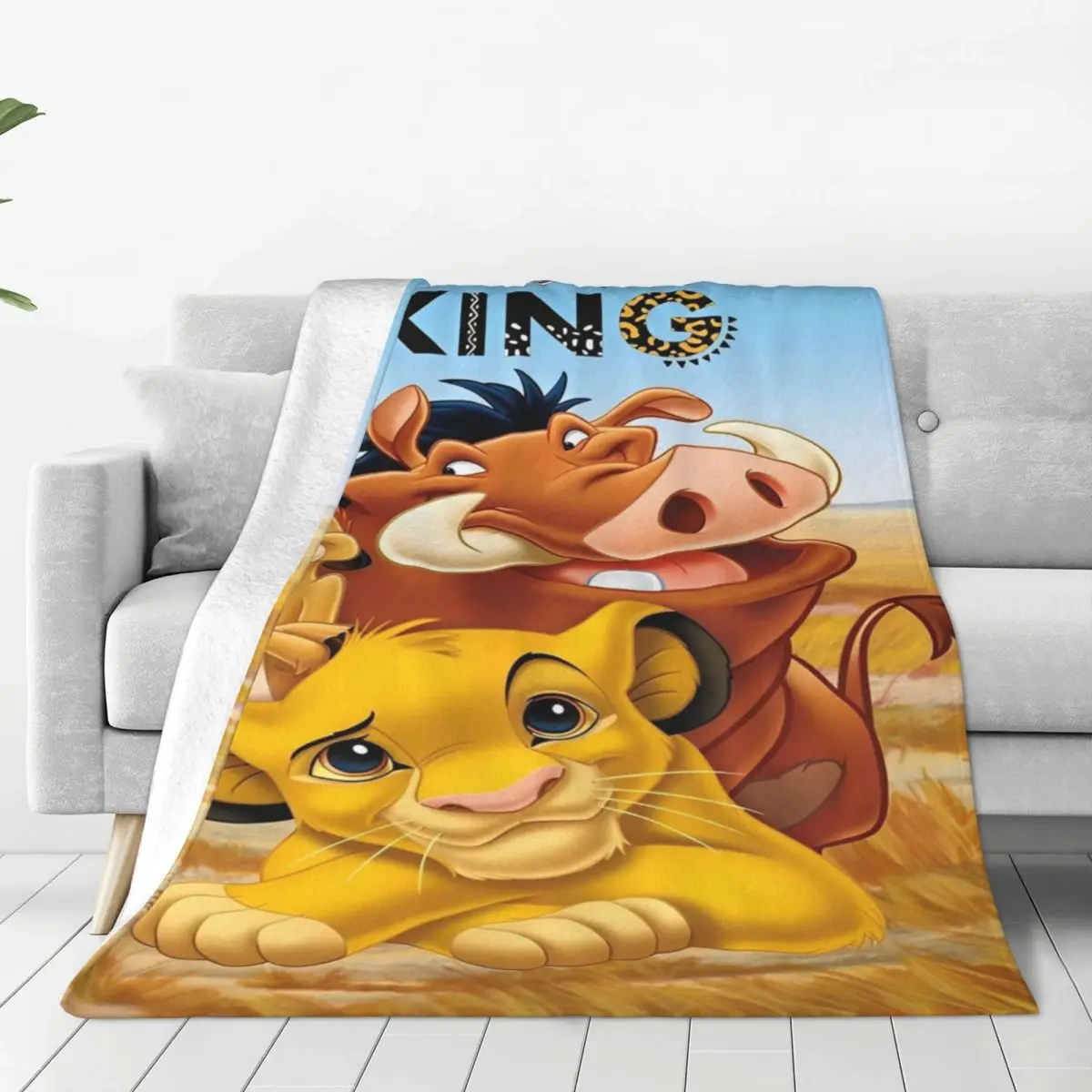 Lion King Simba Accessories Blanket Ultra-Soft Blankets Winter Gift for Women