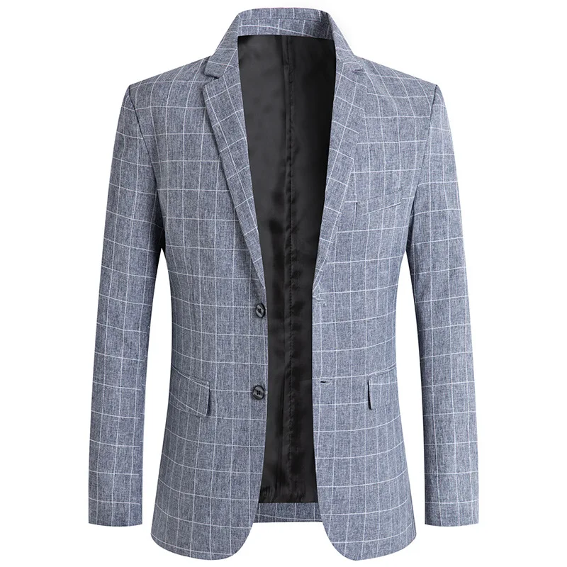 

New Year's men's colorful small suit, men's jacket informal business outfit, high-end striped