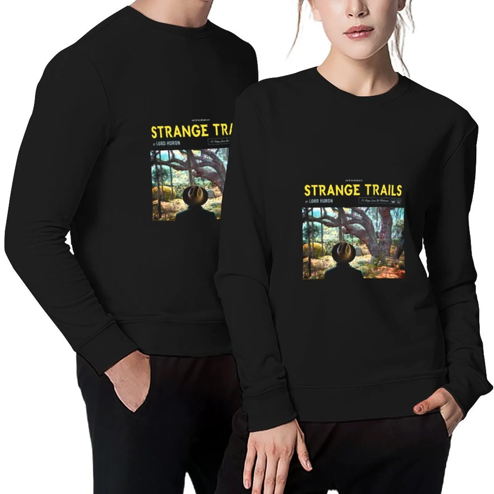 

LORD HURON STRANGE TRAILS Pullover men wear autumn jacket men mens clothing autumn new products new sweatshirts