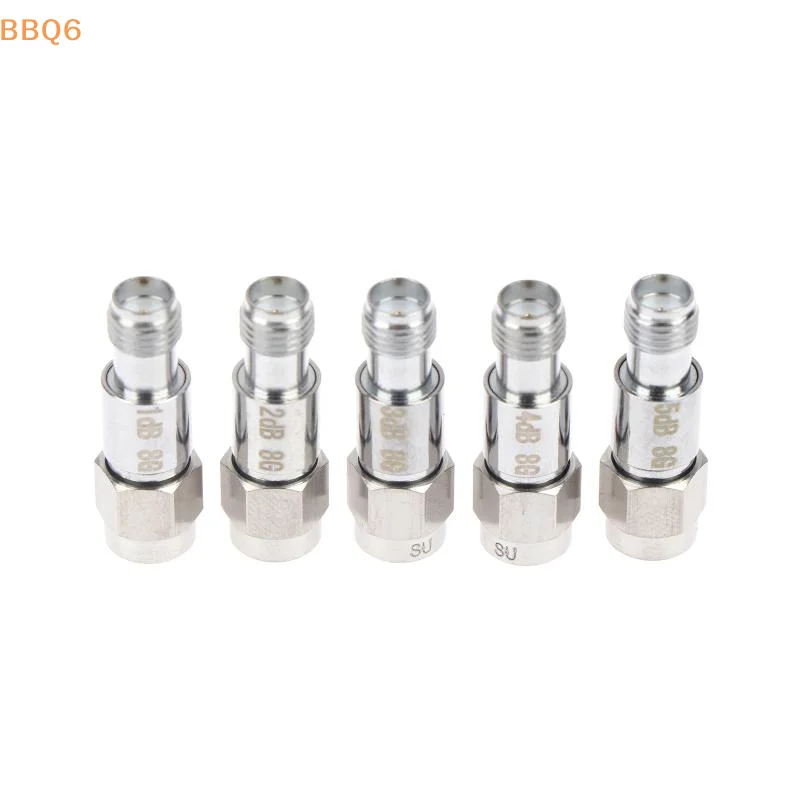 *1PCS DC-8Ghz SMA Coaxial Fixed Attenuator 2W 1dB/2dB/3dB/4DB/5dB/ SMA Coaxial Fixed Attenuator