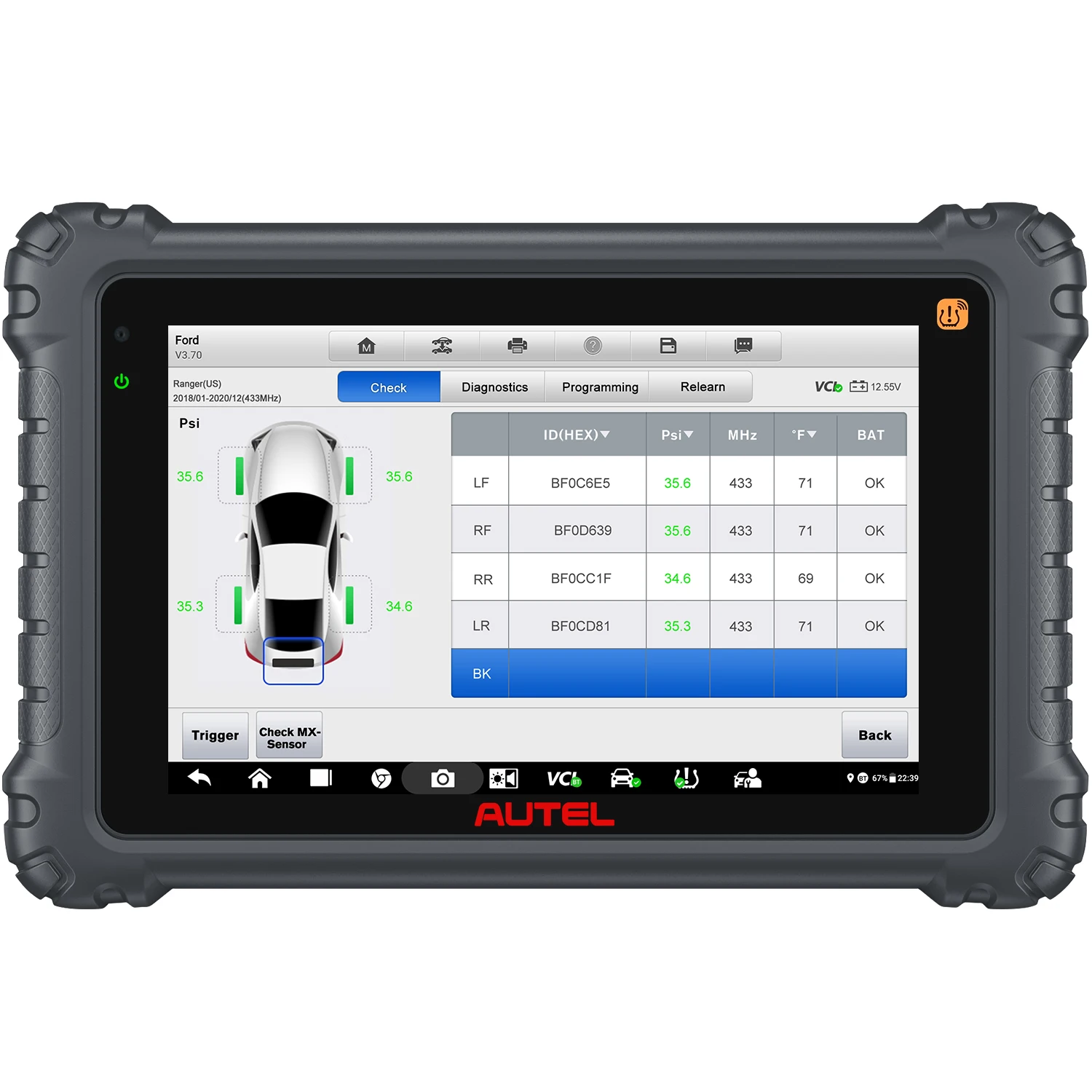 Autel MaxiCOM MK906S Pro2-TS MK906S Pro-TS Auto-TPMS-Programmierdiagnosetool ECU-Codierung aller Systeme OBD2-Diagnosescanner – Detail 32