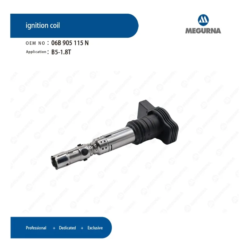 

Original MEGURNA 06B905115N ignition coil for VW Passat Beetle Golf TT Skoda Octavia Seat for Audi A4 A6 B5 1.8T BFB car engine