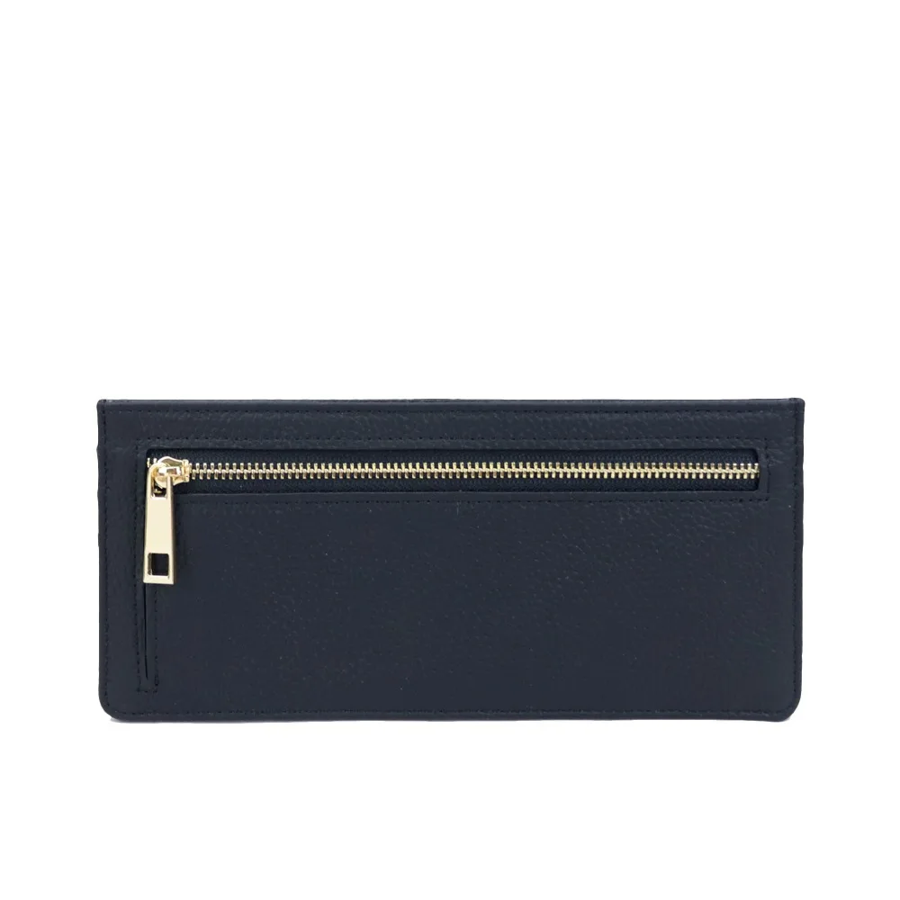 

PU Leather Credit Card Holder Solid color Multiple Card Slots Long Wallet Korean Style Handhold Zipper Coin Purse Outdoor