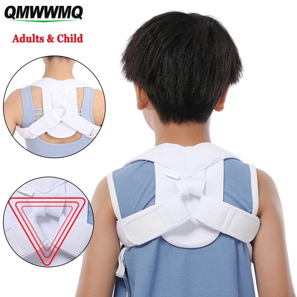 1Pcs Posture Corrector-Back Brace for Men Women Kids,Adjustable Straightener for Mid,Upper Spine Support,Neck,Back Pain Relief