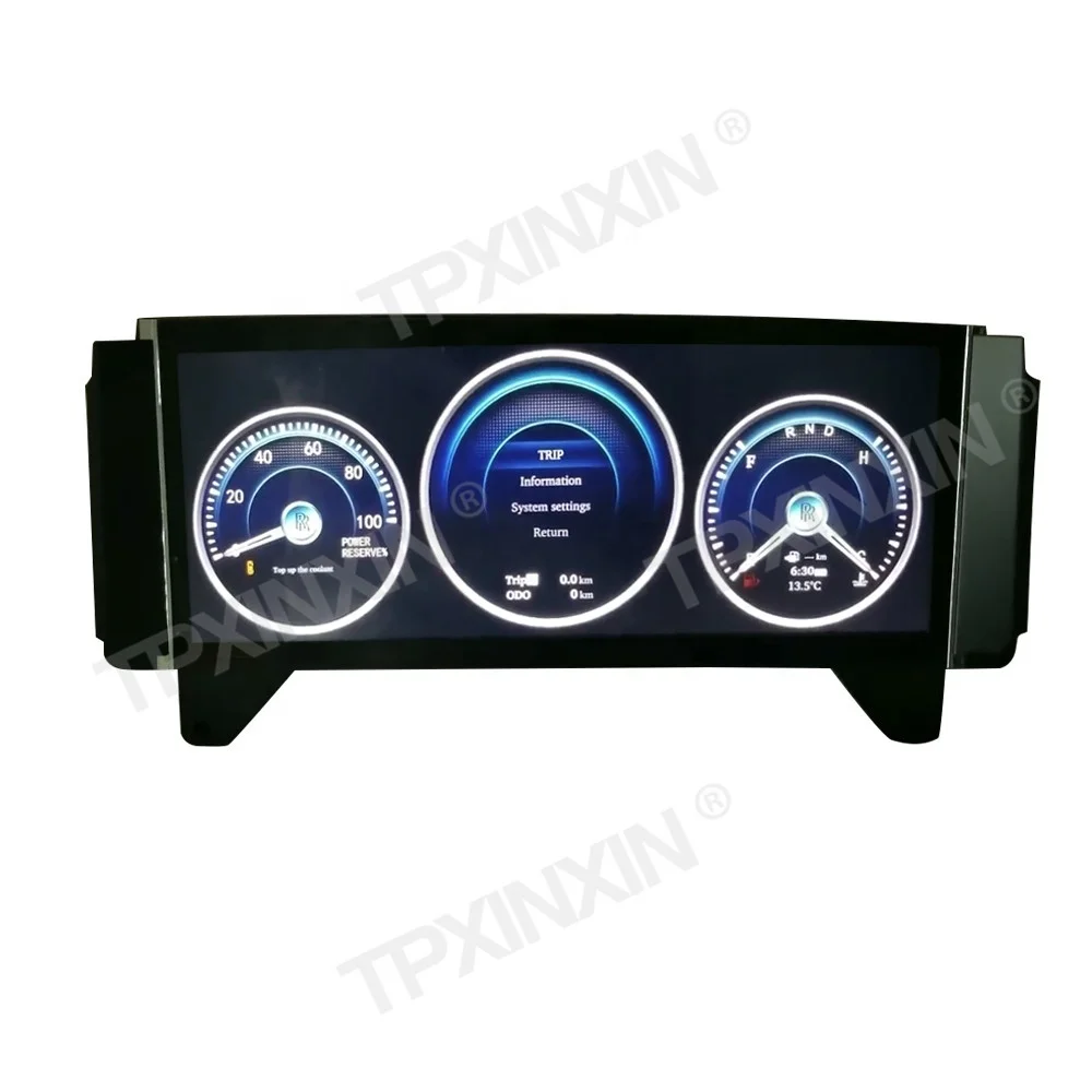Digital Cluster Virtual Cockpit for Rolls Royce Ghost Phantom 2004-2013 Car Upgrade Refit Dashboard Player Speed Meter Screen