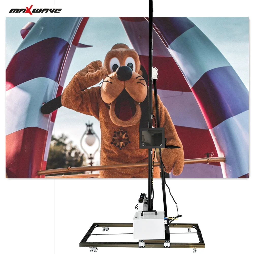 CMYK+W 4D 5D 6D Mini Backpack Portable Inkjet Machine For Home Decor Printer Wall Pen UV