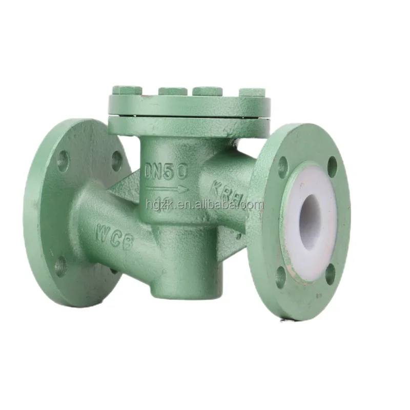 PTFE Lined Acid Alkali Resistant Anti-corrosion Sulfuric Acid Methanol Lifting Type One-way Check Valve