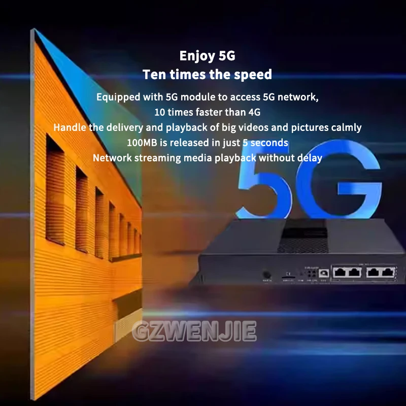 TB2 Multimedia Playback Box USB Port WiFi Controller HUB75 Full Color Module LED Display Screen Video Processor