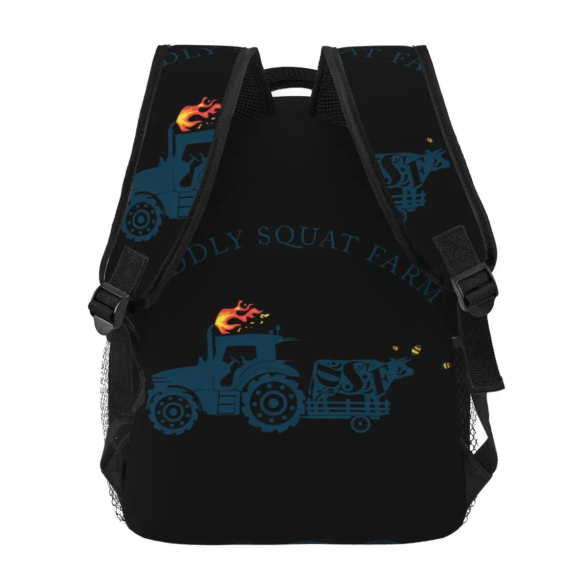 Mochila Casual DIDDLY SQUAT MARM para Estudantes Unisex, Lazer Viagem, Computador