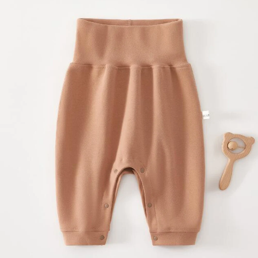 

Baby Boy Pants Spring Autumn Solid Color High Waist Casual Loose Baby Girl Leggings Infant Clothes New Arrival