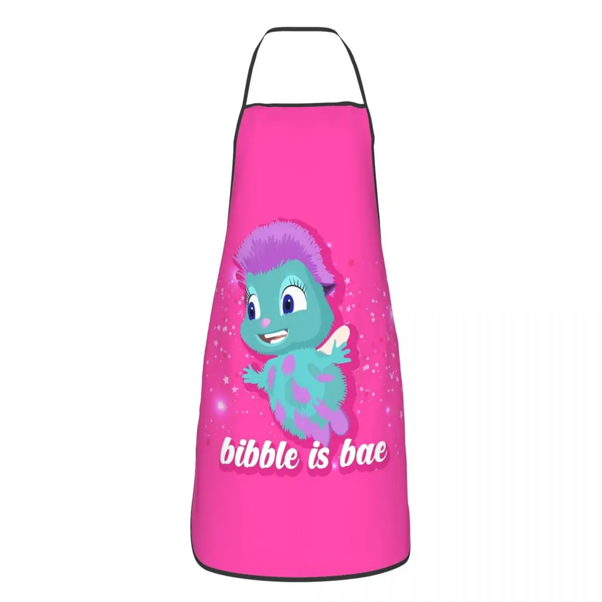 Bibble Is Bae Fairytopia Aprons Chef Cooking Tablier Sleeveless Bib Kitchen Cleaning Pinafore for Women Men Gardening