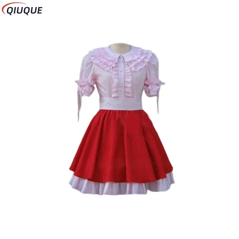 

qq45Touhou Project Алый костюм Красная принцесса Лолита Платья Хэллоуин Косплей Flandre Одежда