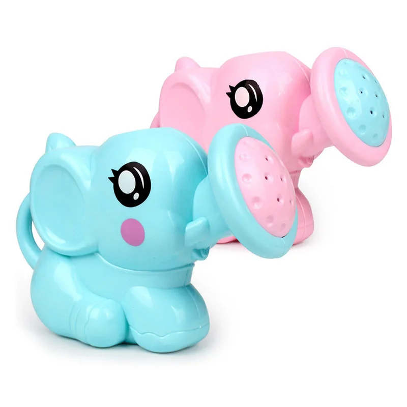 Kids Elephant Watering Pot Bath Toys Children Cute Baby Cartoon Plastic Bath Shower Tool Water Toys For Kids игрушки для детей