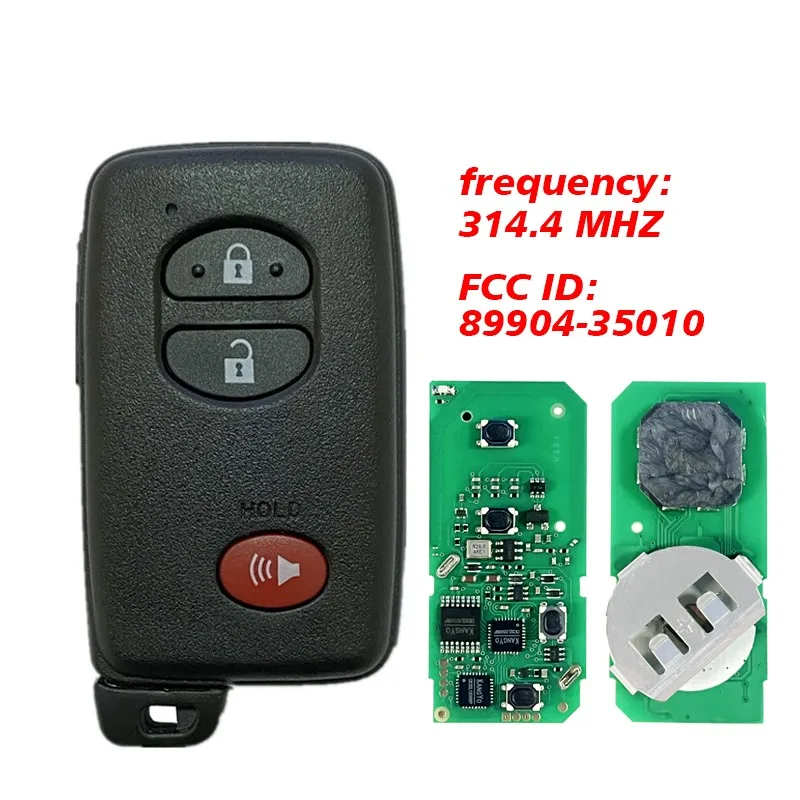 

CN007209 Смарт-ключ HYQ14ACX P1 98 4D-67 315 МГц Светло-серый 89904-35010 Keyless Go для Toyota Prius 4 Runner 2010+