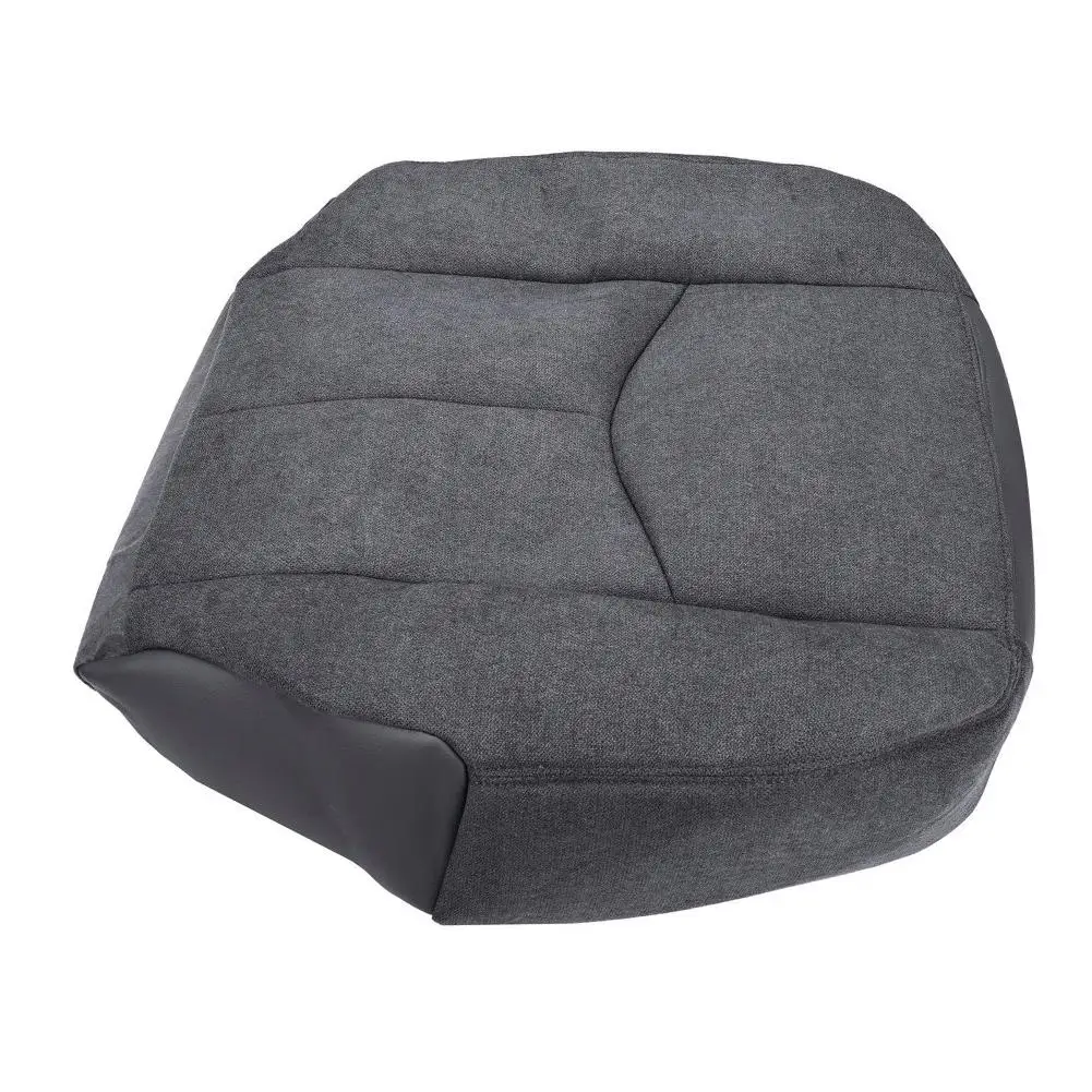 

Dark Gray Car Front Driver Side Bottom Seat Cover Fit for GMC Sierra Chevrolet Silverado Avalanche Tahoe 2003 2004 2005 2006 New