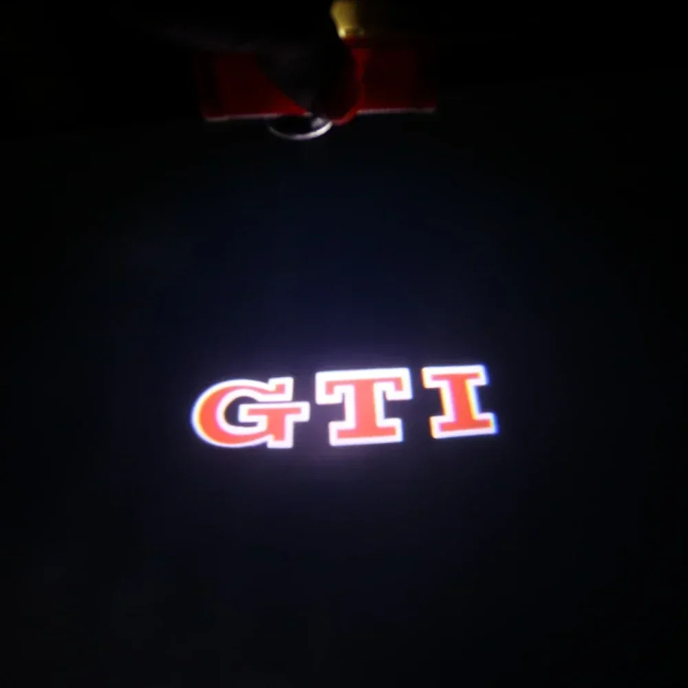 2X LED Auto-Türlogo-Projektorleuchte für VW Beetle Golf 4 GTI GTD GTE Rline R Jetta MK3 MK4 1J0 947 411 Willkommenslampe Zubehör