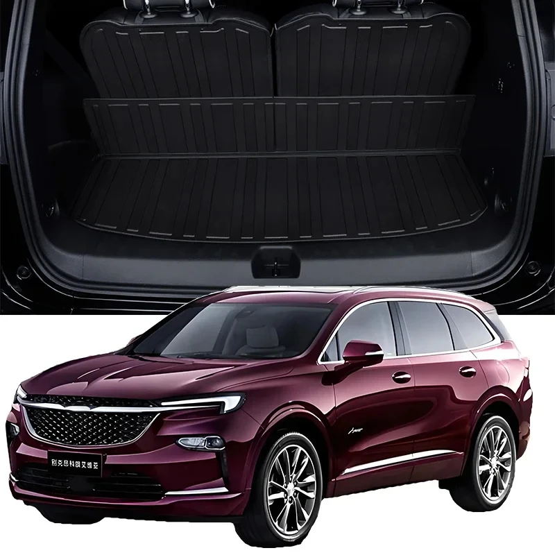 

Upgrade TPE Car Rear Trunk Mats Storage Pads Cargo Tray Dustproof Waterproof Protecion Cushion For Buick ENCLAVE 2020-2024