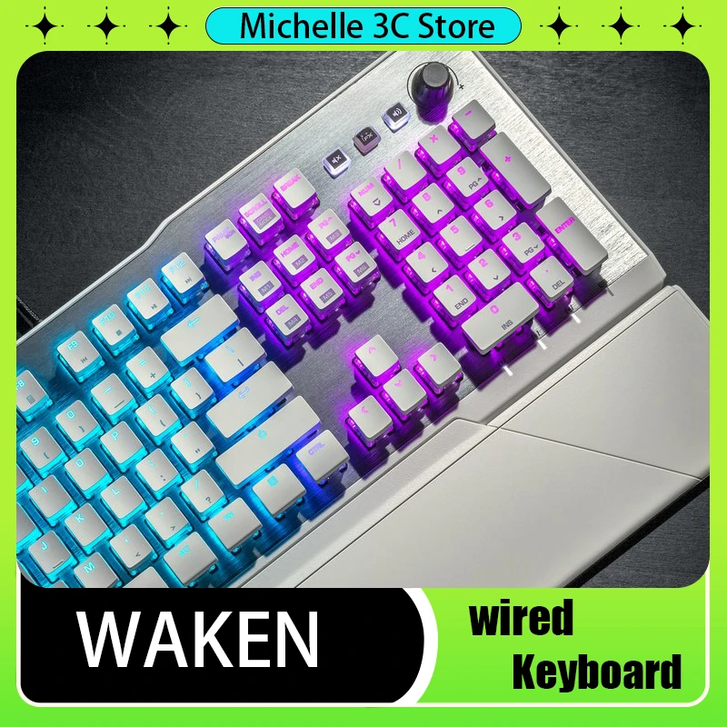 VULCANTKL/PRO Electronic Sports Game Mechanical Keyboard Wired RGB104 Key 84 Key Office 1000HZABS