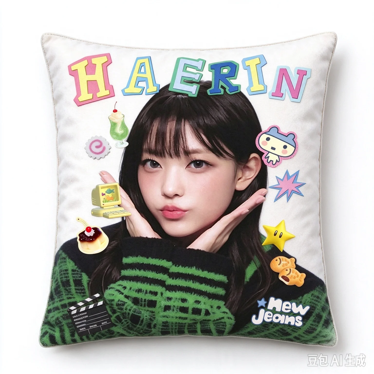 NewJeans Fan Side Pillowcase, Made From Scratch, Suitable for Bedroom Sofa Pillows