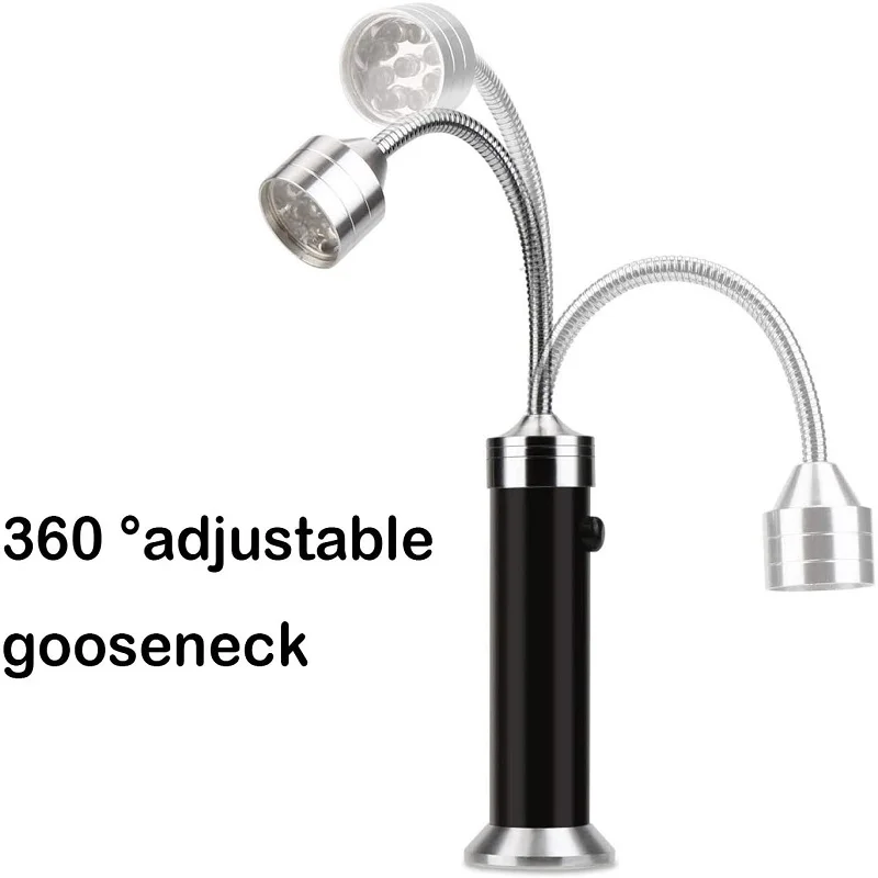 Portable Magnetic Led BBQ Grill Light 360 Degree Adjustable Base Barbecue Lights Lamp BBQ Accessories Grilling Outdoor Tools