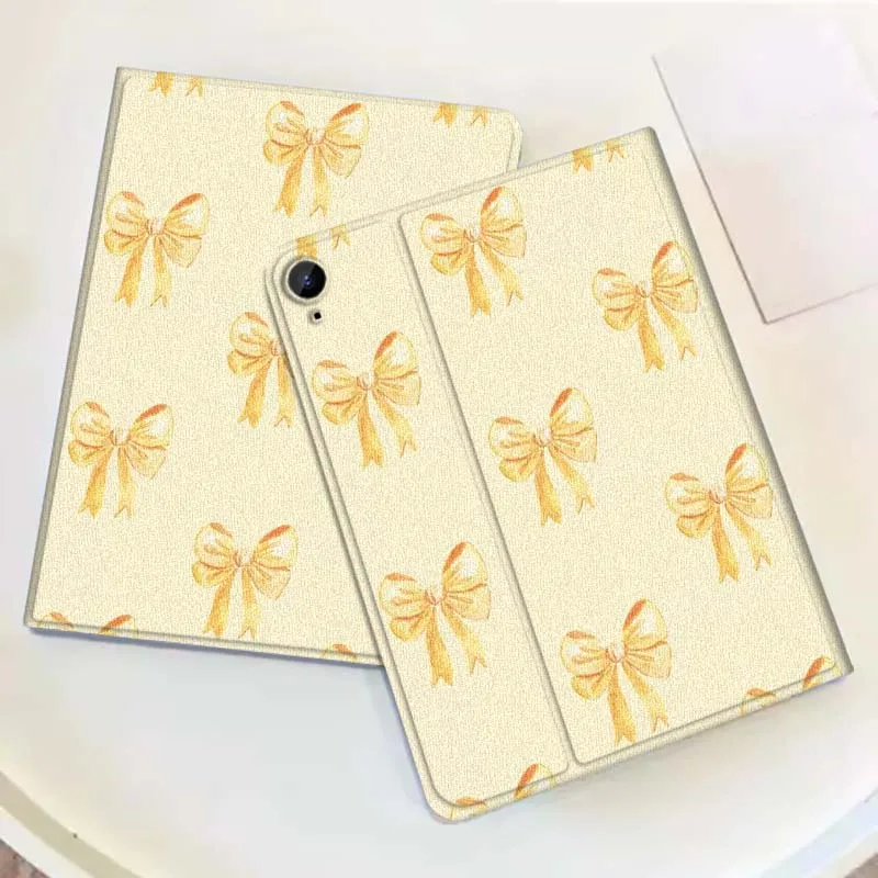 

Bow Retro Elegant Pattern For Samsung Galaxy Tab A7 A9 A11 S6 A A8 Lite Plus 2025 10.4 10.5 10.1 Inch Tablet Case