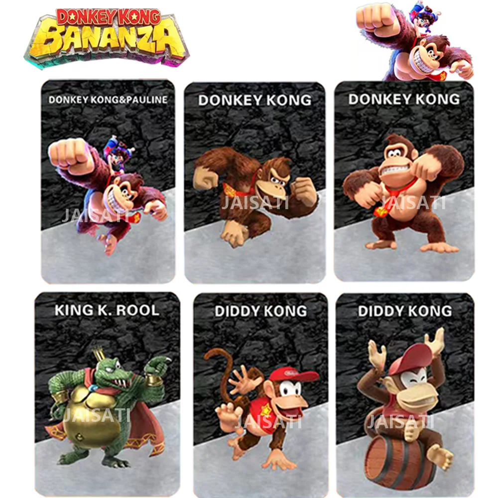 Donkey Kong Pauline King K Rool Diddy Kong Card: Ottieni Oggetti Del Gioco Per Switch